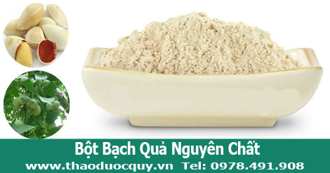 bột bạch quả sạch